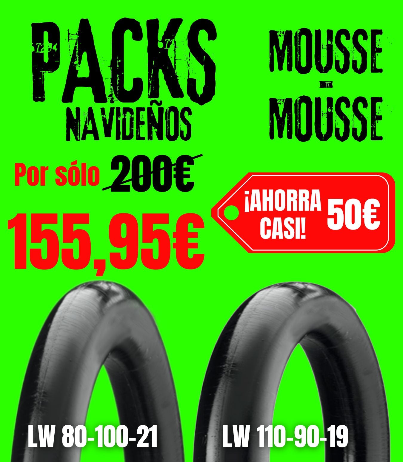PACK de MOUSSES MOTOCROSS