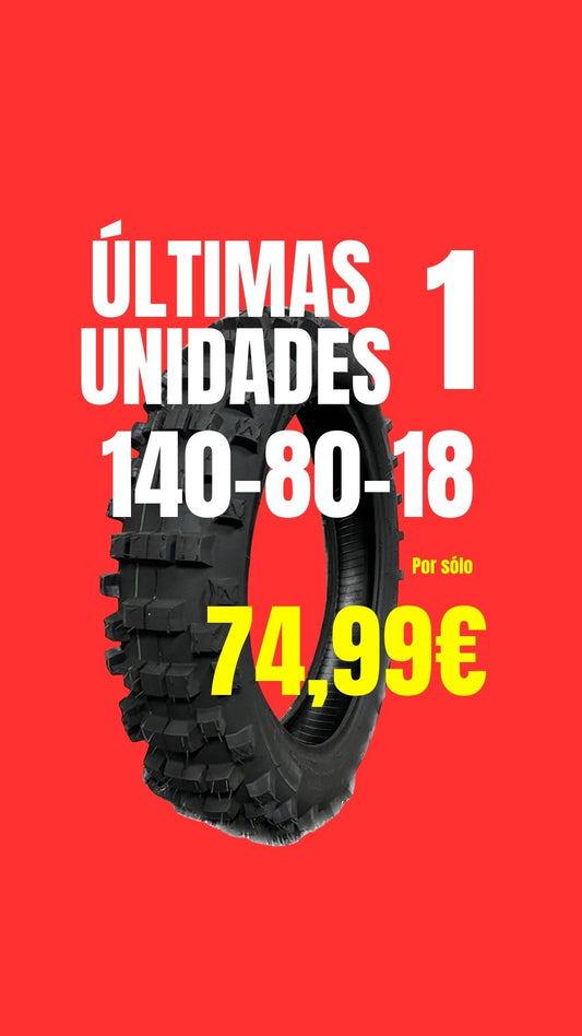 Neumático Trasero Eurotaff [TS177 Soft] (140/80/18)