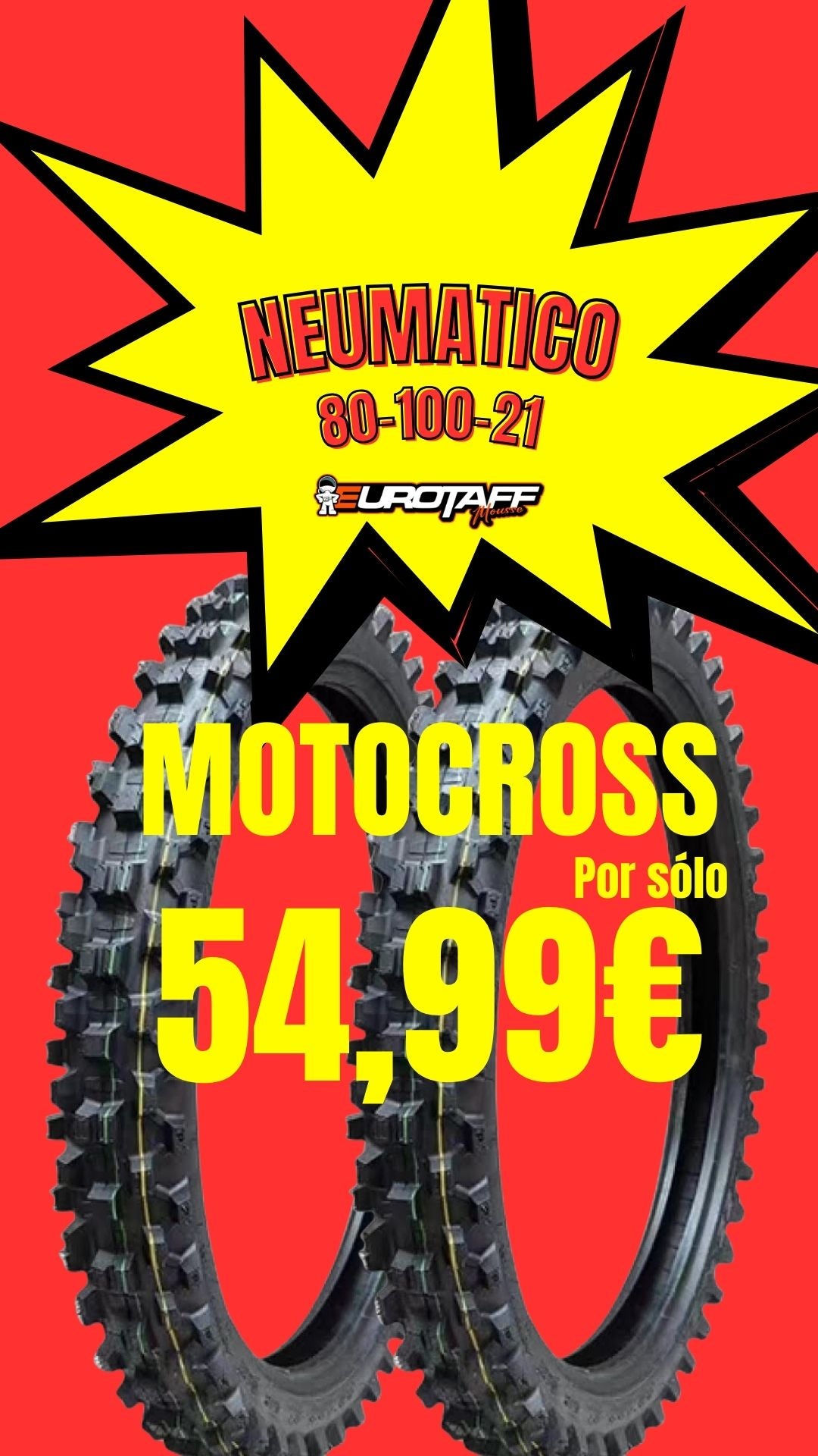 Neumático Delantero Eurotaff [PX31] (80/100/21)