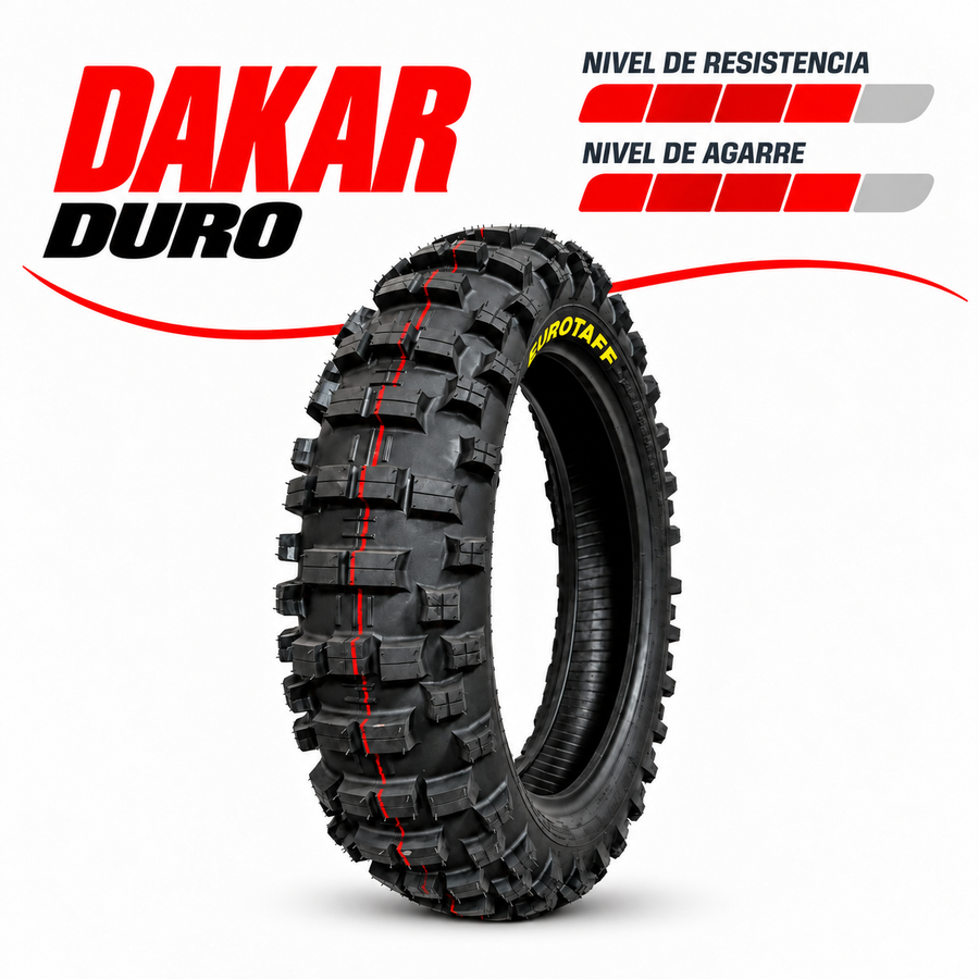Neumático Trasero Enduro Eurotaff DAKAR  Duro 140/80-18