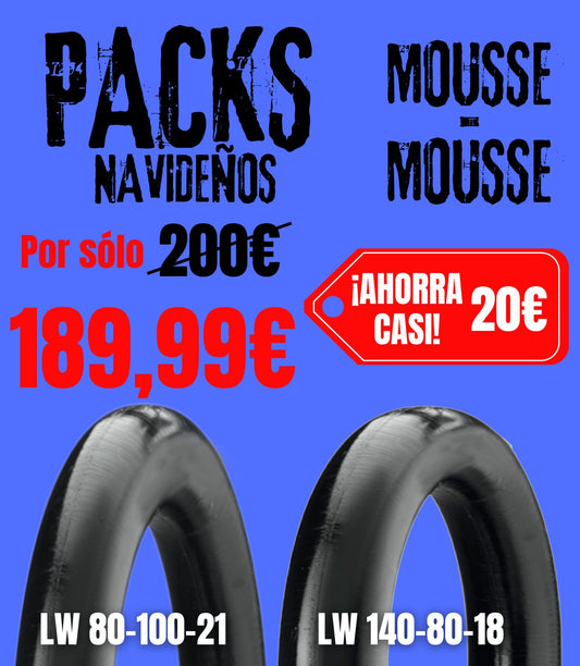 PACK de MOUSSES ENDURO