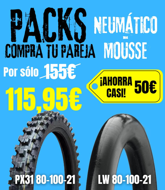 PACK de NEUMATICO + MOUSSE