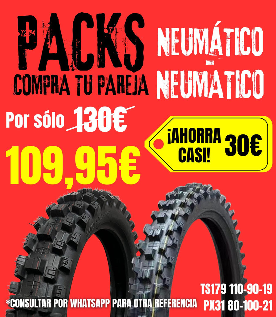 PACKS NEUMATICOS MOTOCROSS