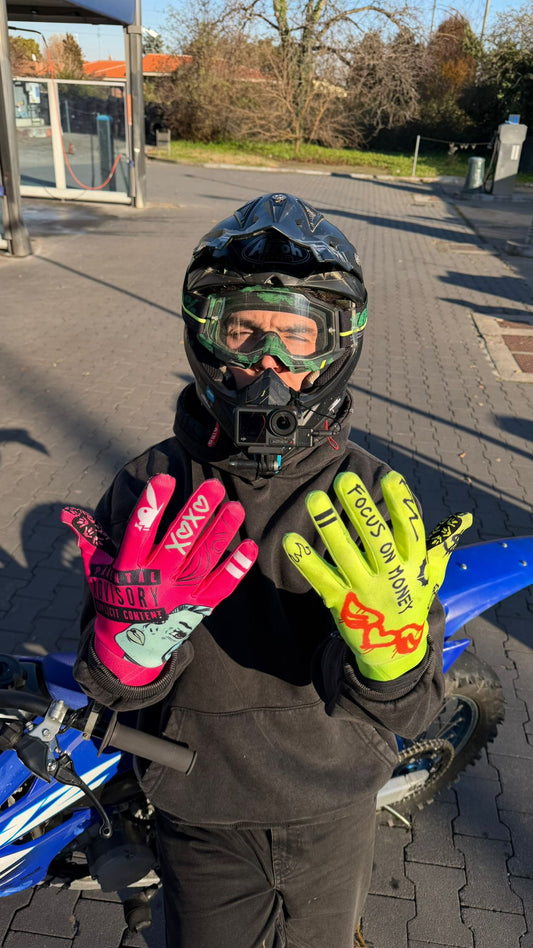 PACK 2 GUANTES (AMARILLO + ROSA)